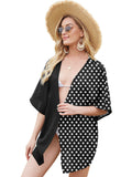 Black+polka Dot Black