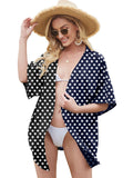 Polka Dot Black+polka Dot Dark Blue