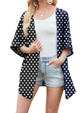 Polka Dot Black+polka Dot Dark Blue