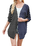 Polka Dot Black+polka Dot Dark Blue