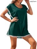 LadyCharm Chiffon Swimsuit Cover Up Beach Coverups for Swimwear